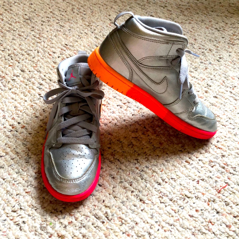 Girls Jordans. Barely worn.